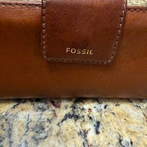 Fossil Brown Leather Wallet